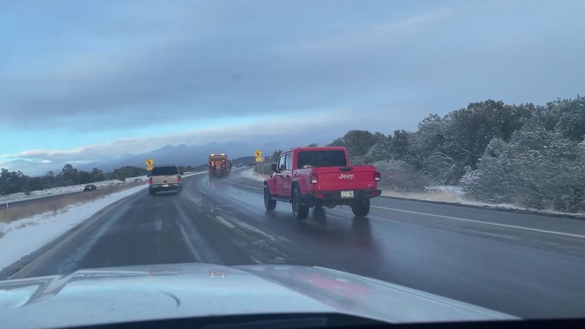 Winter storm brought snow to Arizona high country